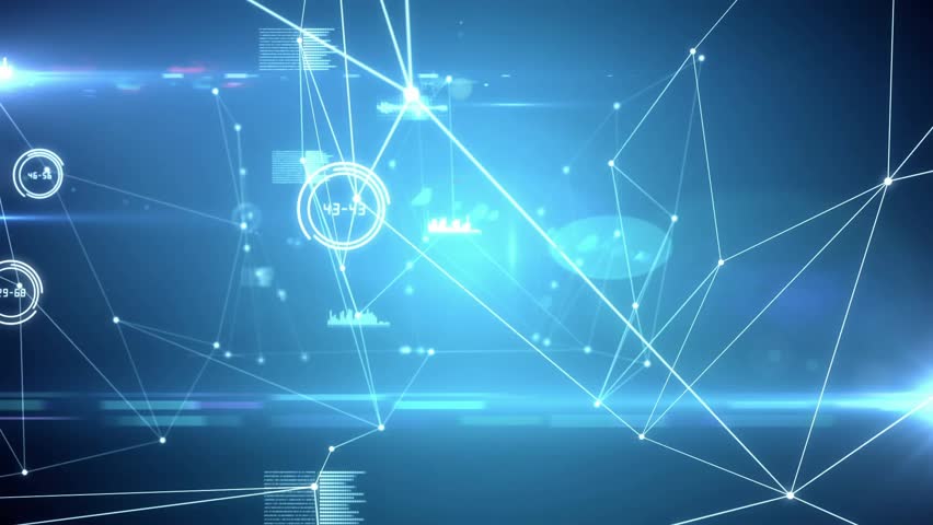 On data pulse circular HUD rotating, sweeping hand emitting beams, mapping network data in 3D. Cyberspace, interface, futuristic, neon, holographic, wireframe, grid - Powered by Shutterstock - Get 15% off with code: PIKWIZARD15