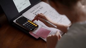 Person Calculating Rent Invoice On Smartphone, Financial Management And Budgeting, Paying Bills Online, Overdue Payment Notice, Home Office Accounting, Managing Personal Finance, Calculating Expenses  - Powered by Shutterstock - Get 15% off with code: PIKWIZARD15