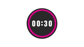 A sci-fi-themed countdown from 30 to 0 seconds featuring HUD interface elements, perfect for gaming streams, tech presentations, and sci-fi media. - Powered by Shutterstock - Get 15% off with code: PIKWIZARD15