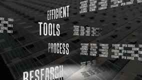 Light sparking center stack tilting, blocks floating and mirroring, showing open source. Typography, reflections, grid, tiles, abstract, digital, minimalist - Powered by Shutterstock - Get 15% off with code: PIKWIZARD15