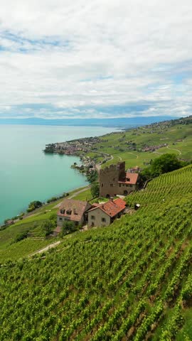 UNESCO heritage Switzerland Lavaux vineyard terraces wine region scenic valley Lake Geneva