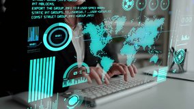 Connection network visualization showing global connection, network communication, digital connection analytic. Connect networks tool support real-time insight and improve connection system. Thunk - Powered by Shutterstock - Get 15% off with code: PIKWIZARD15