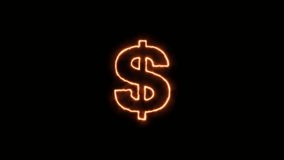 Dollar sign fire Burning 4k animation - Powered by Shutterstock - Get 15% off with code: PIKWIZARD15