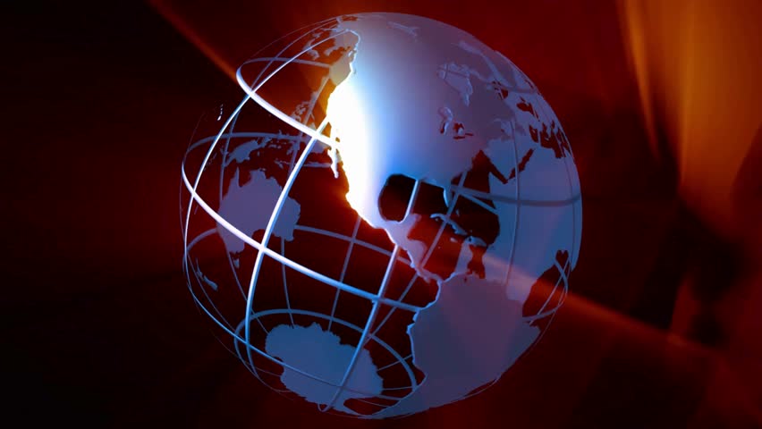 Digital world map in led screen with light dots. Loop animation. Different colors in my profile. Breaking news transition - Powered by Shutterstock - Get 15% off with code: PIKWIZARD15