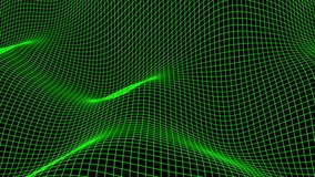 Wireframe landscape waves. Computer generated 3d render - Powered by Shutterstock - Get 15% off with code: PIKWIZARD15