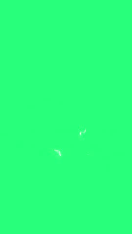  Electric Lightning Effect on Green Background – Vertical Shock Energy Filter
