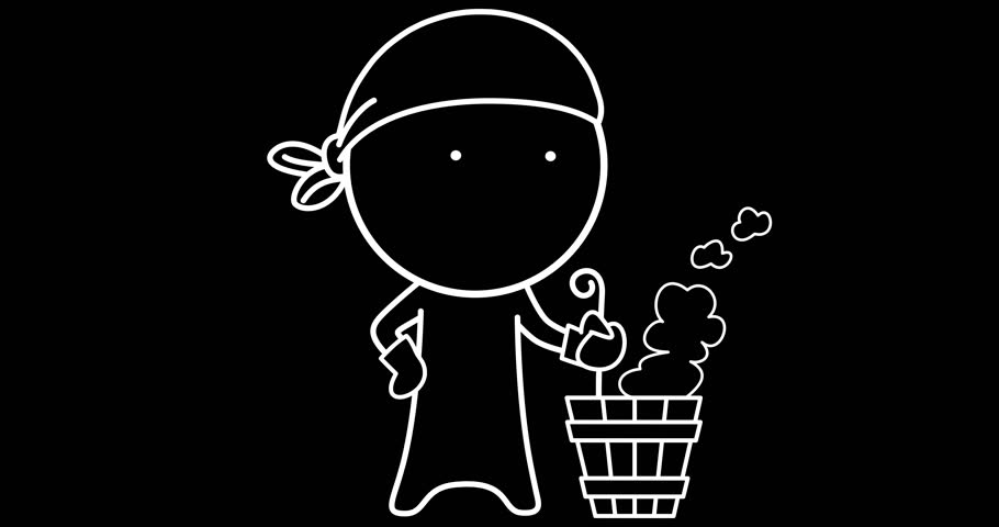 A blacksmith at work in a forge