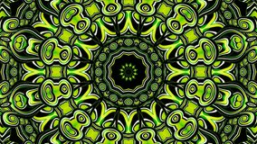 Dynamic Psychedelic Green Yellow Flower Mandala Motion Neon Symmetry Loop Animation - Powered by Shutterstock - Get 15% off with code: PIKWIZARD15