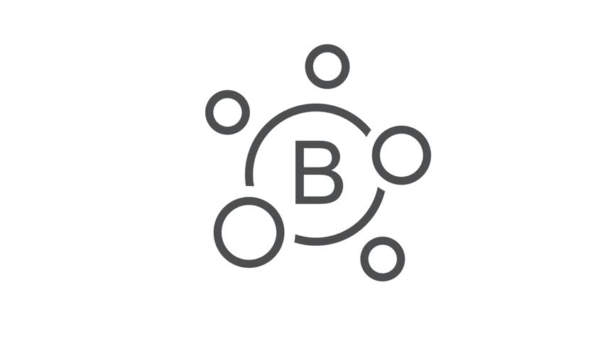 Vitamin B complex - video, vector.