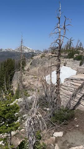 Coalville scenic pass in Utah Wasatch National Forest