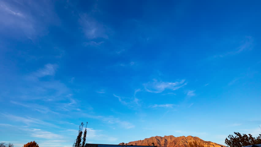 Holy Grail Timelapse from sunset to night with Northern Lights over Timpanogos Mountain from Orem, Utah.