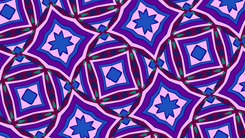 Abstract background with repeat shapes. Wallpaper 4k. Seamless loop video.