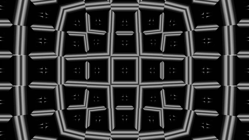 Abstract background with repeat shapes. Wallpaper 4k. Seamless loop video.