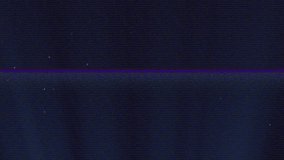 Signal glitch causing grainy navy field shifting scan lines and specks fading, showing artifacts. Distortion, static, banding, speckle, grain, blue, monitor - Powered by Shutterstock - Get 15% off with code: PIKWIZARD15