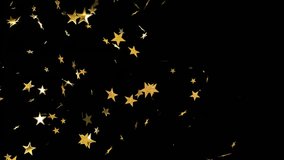 Glowing orb emerging from right leaving golden ribbon, swirling and scattering stars to show motion. Space, cosmic, celestial, comet, trail, glitter, sparkle - Powered by Shutterstock - Get 15% off with code: PIKWIZARD15