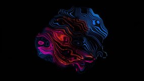 Green nodes appearing at edges, central organic form rotating, rippling, integrating neon network. Abstract, geometric, lattice, topographic, bioluminescent, pulsing, 3d - Powered by Shutterstock - Get 15% off with code: PIKWIZARD15