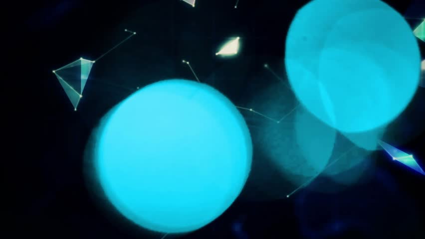 Teal flare expanding, dotted globe forming, orbiting wireframe rotating, snow building cosmic scene. Sphere, wireframe, polygon, bokeh, particles, nebula, neon - Powered by Shutterstock - Get 15% off with code: PIKWIZARD15
