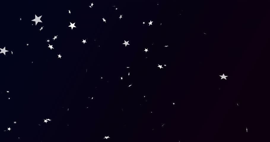 Edge-triggered influx nudging star icons, stars drifting and clustering for motion backdrop. Space, cosmic, gradient, bokeh, glow, streaks, glitch