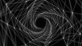 Wormhole Absorbs Cyberspace Portal, Abstract Sci-Fi Blue Tunnel Video - Powered by Shutterstock - Get 15% off with code: PIKWIZARD15