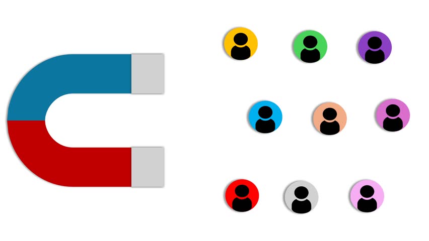 Inbound Marketing Strategy: Customer Attraction, Lead Generation, Audience Acquisition Concept