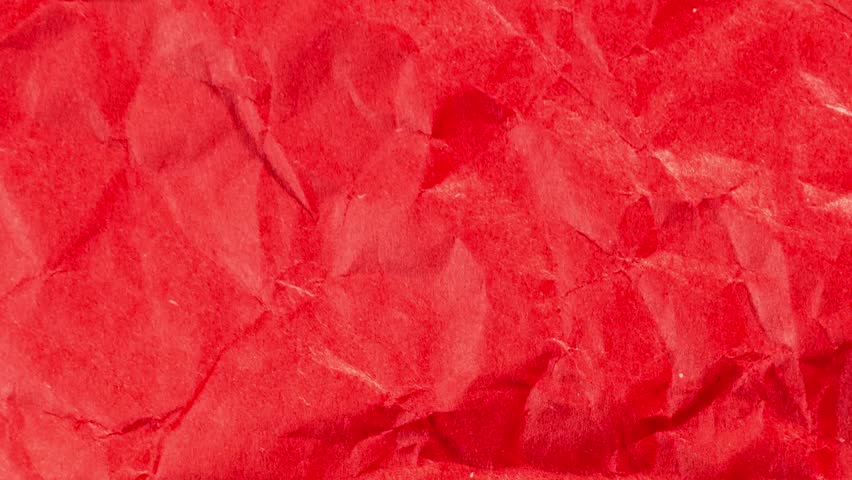 Red Line Crumpled Paper Background Animation