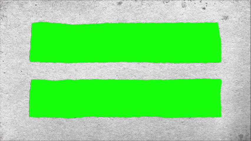Abstract monochromatic animation of double square grunge photocopy paper frame on green chroma key background. White background. 4K Backdrop Overlay seamless loop. Slideshow.