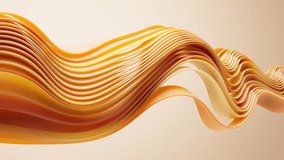 Flowing gradient orange curve ribbons background, 3d rendering 4k - Powered by Shutterstock - Get 15% off with code: PIKWIZARD15