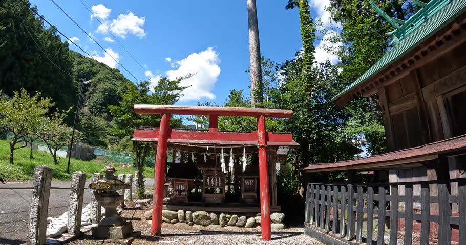 Shiraku Shinmeisha Shrine, Arakawa Shiraku, Chichibu City, Saitama Prefecture, September 11, 2024