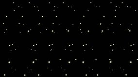 Loopable golden glitter shine falling on black screen, sparkling particles rain movement, glitter confetti effect animation, shining sparkle, animation, black background, falling light particles, snow - Powered by Shutterstock - Get 15% off with code: PIKWIZARD15