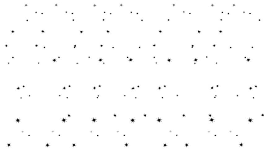 Loopable black glitter particles falling on white screen, black particles rain movement, glitter confetti effect animation, shining sparkle, animation, white background, falling black particles, snow