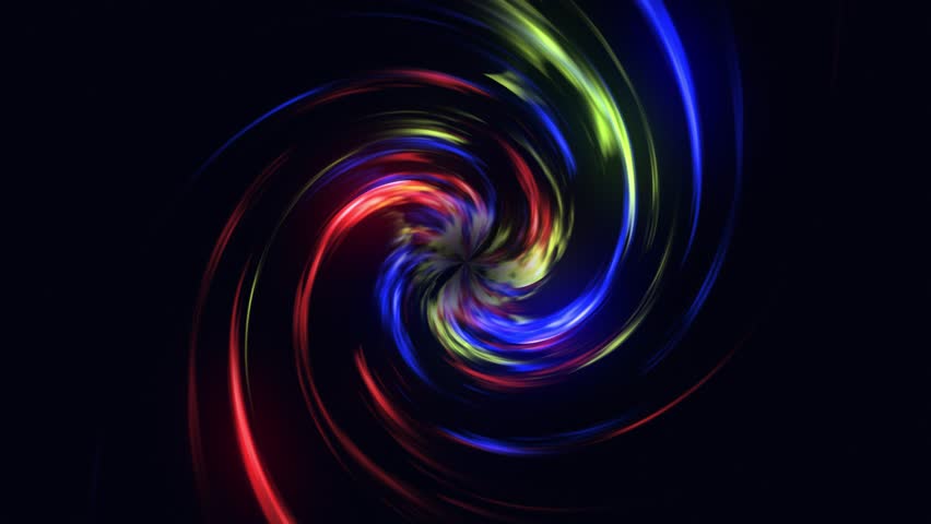 Colorful glowing vortex swirling with red, blue, yellow light trails. Abstract gradient spiral tunnel with fluid energy flow and dynamic rotation for futuristic backgrounds, sci-fi motion. - Powered by Shutterstock - Get 15% off with code: PIKWIZARD15