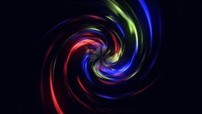 Colorful glowing vortex swirling with red, blue, yellow light trails. Abstract gradient spiral tunnel with fluid energy flow and dynamic rotation for futuristic backgrounds, sci-fi motion. - Powered by Shutterstock - Get 15% off with code: PIKWIZARD15