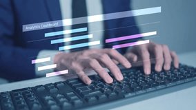 Project management concept, colleagues collaborating on a teamwork project timeline task and team planning a schedule, virtual analytics dashboard - Powered by Shutterstock - Get 15% off with code: PIKWIZARD15