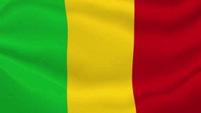 Mali Waving Flag Animation in Wave Form – High Quality 4K Motion Background, Mali National Flag Waving Animation – Seamless Loop Video - Powered by Shutterstock - Get 15% off with code: PIKWIZARD15