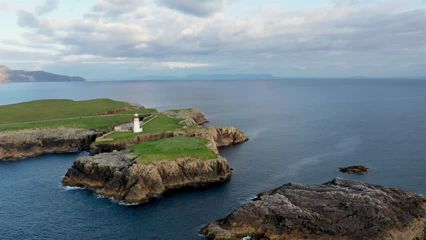 Aerial view of Rathlin O
