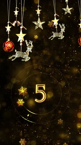 Mobile Vertical Resolution 2160 × 3840 Pixels, 2026 Happy New Year Greetings Countdown Background, 

Vertical Resolution for Mobile Videos, 

Happy New Year 2026 Countdown Starts from 5 Seconds