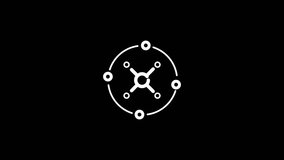 AI Circuit Icon Animation – Futuristic Technology, Digital Neural Network, High-Tech 4K Stock Video Loop - Powered by Shutterstock - Get 15% off with code: PIKWIZARD15