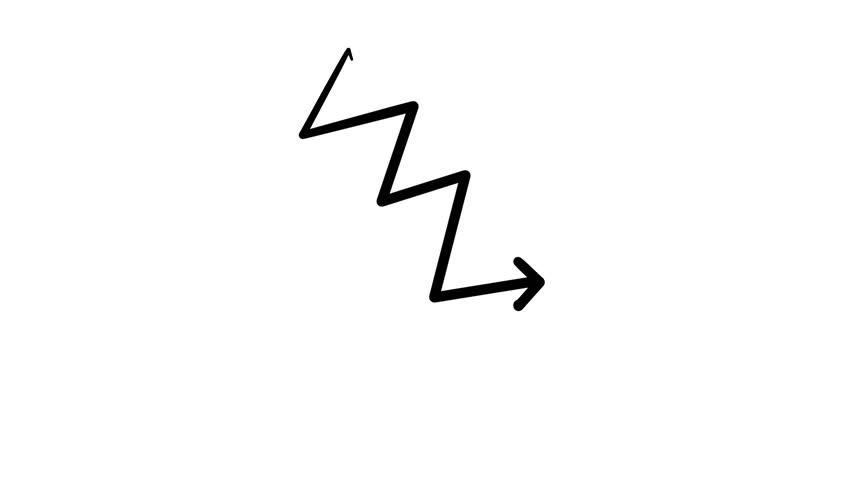 Easy to use Doodle arrow hand drawn