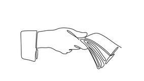 Animated self drawing of continuous line draw hand holds a banknote. Money signs. Banknote in hand. Paper money. Hand palm. Full length one line animation. 4K	 - Powered by Shutterstock - Get 15% off with code: PIKWIZARD15