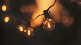 Warm string lights create golden bokeh. - Powered by Shutterstock - Get 15% off with code: PIKWIZARD15