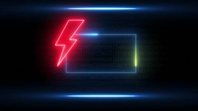 Neon Flash Sale Lightning Bolt With 86 Percent Discount On Digital Background image photo - Powered by Shutterstock - Get 15% off with code: PIKWIZARD15
