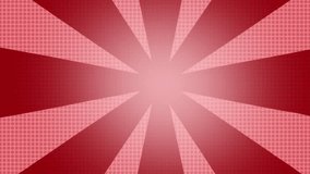 Red stripes background with star for text space in comic pop art style animated 4K resolution video. - Powered by Shutterstock - Get 15% off with code: PIKWIZARD15
