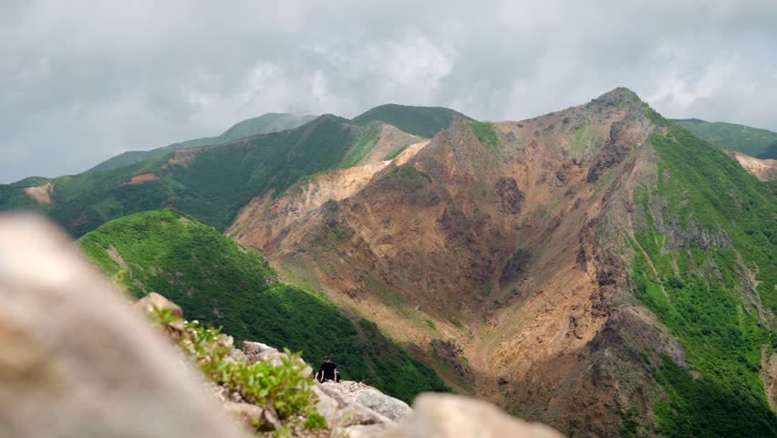 Misty Mountain Views with Clouds Rolling Through - Mount Chausu, Nikko, Japan - June 7, 2025