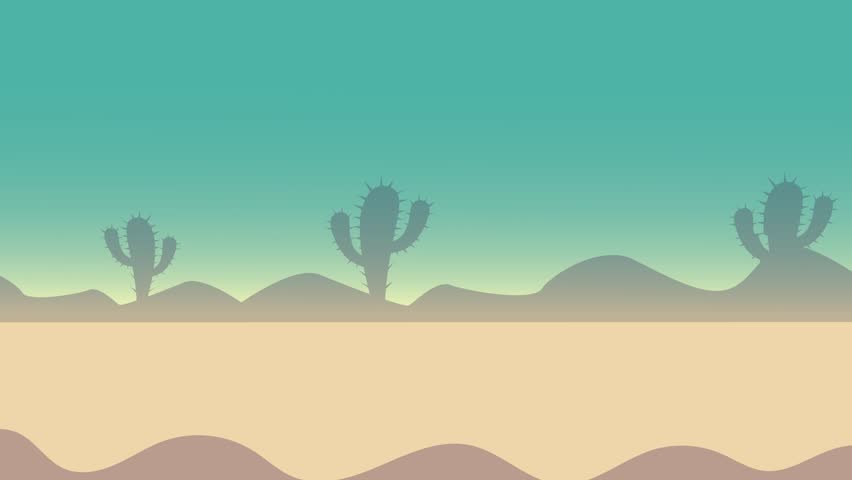 Cinco de mayo celebration with garlands perty in desert 4k