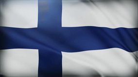 A visually appealing background featuring the Finnish national flag. The flag is waving gently, with its iconic blue Nordic cross on a white background. Perfect for backgrounds and graphical elements. - Powered by Shutterstock - Get 15% off with code: PIKWIZARD15