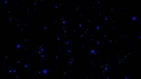 Abstract blue particles floating in dark space bokeh effect glowing orbs subtle movement background for - Powered by Shutterstock - Get 15% off with code: PIKWIZARD15