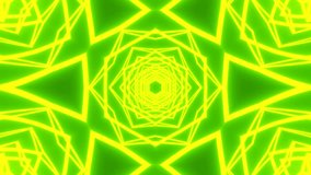 Neon mandala kaleidoscope abstract acid background radiating hexagonal fractal symmetry, luminous futuristic geometry flowing through infinite motion patterns - Powered by Shutterstock - Get 15% off with code: PIKWIZARD15
