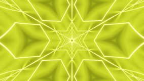 Abstract acid neon mandala kaleidoscope background built from hexagonal glowing symmetry, luminous fractal geometry evolving into radiant futuristic visual patterns - Powered by Shutterstock - Get 15% off with code: PIKWIZARD15