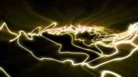 Abstract background featuring bright, flowing golden energy waves or light trails against a dark, mysterious backdrop. Perfect for concepts of power, movement, and innovation. - Powered by Shutterstock - Get 15% off with code: PIKWIZARD15
