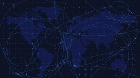 Global digital data network background. World map, glowing nodes, connecting lines. Analytics, big data, internet communication, technology, business intelligence, cybersecurity. Abstract, modern - Powered by Shutterstock - Get 15% off with code: PIKWIZARD15